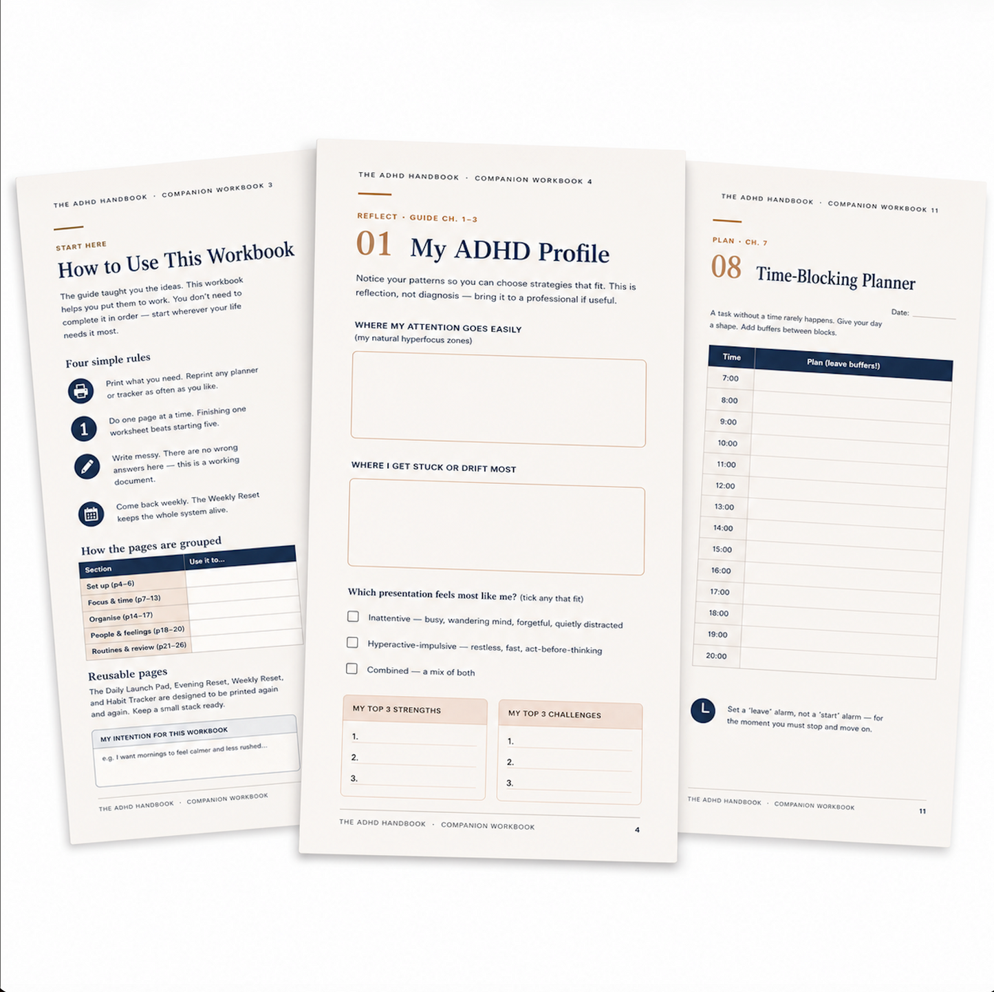 ADHD Printable Workbook