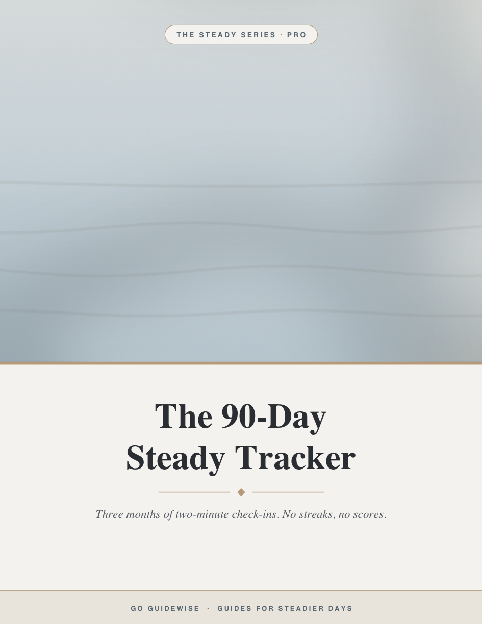 The 90-Day Steady Tracker cover